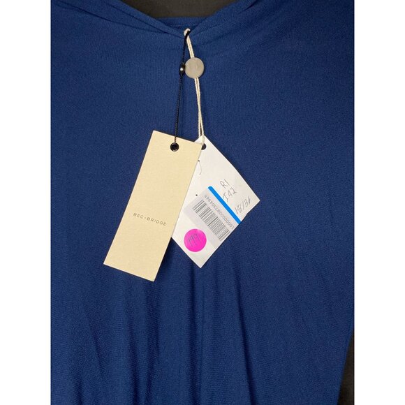 Bec & Bridge Blue Long Sleeve Dress Size 4 - Picture 2 of 4